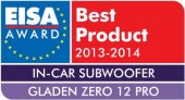 Gladen Audio ZERO 12 PRO EISA díjas High End autóhifi subwoofer