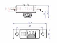 ASTK-1826 speciális tolatókamera HYUNDAI Elantra