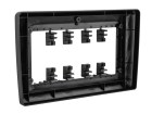 10 colos kijelző beépítő keret 2-DIN foglalatba 271000-44