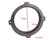 Hyundai - Kia 2010-2022 több modell hangszóró kiemelő kert 165mm 271143-04