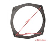 Mitsubishi hangszóró keret 165mm 271200-01, kiemelő keret, beépíthető keret, beépítő keret