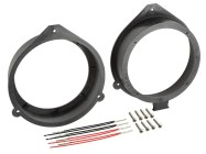 Audi A3 - A4 hangszóró beépítő keret GF20 anyagból csatlakozóval 165mm 572190-C2