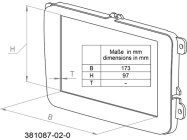 Chevrolet Cobalt, Equinox, HHR, Malibu, Opel GT Roadster 2 DIN autórádió beszerelő keret 381087-02