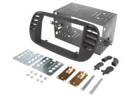 Fiat 500 2007-2015 2 DIN autórádió beszerelő keret fekete 381094-33-3