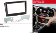 Fiat Dobló 2015-> dupla DIN autórádió beszerelő keret 381094-34-1