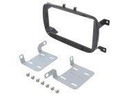 Fiat 500 2015.07-2023 2 DIN autórádió beszerelő keret fényes fekete 381094-36-1