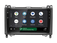 9" Prémium rádiókeret Mercedes A, B, Vito és Viano modellekhez – Fekete 381190-90-1