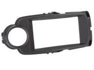 Toyota Yaris (XP13) 2011.10-2014.07 dupla DIN autórádió beépítő keret Fekete 381300-25-2