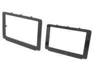 Toyota Hilux 2015-2019 dupla DIN autórádió beszerelő keret fényes fekete 381300-40-1
