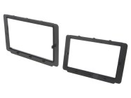 Toyota Hilux 2015-2019 dupla DIN autórádió beszerelő keret fényes fekete 381300-40-1 hátoldal