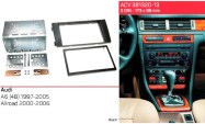 Audi A6 dupla DIN autórádió beépítő keret fémkerettel 985106