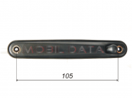 Teleszkópos tetőoszlop antenna Toyota autókhoz furat távolság mérete 500919