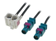 FAKRAx2 - Dupla Fakra (fehér) antenna adapter kábel 520174