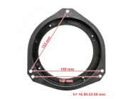 Opel Corsa - Meriva Hangszóró beépítő adapter 130 mm 572095-C