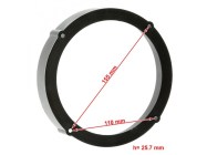 Skoda Octavia 165 mm hangszóró beépítő adapter 572166-C