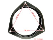 Toyota Avensis - Corolla hangszóró beépítő keret 572205/C