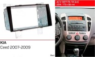 Kia Ceed 2006-2009 dupla DIN autórádió beépítő keret 985116-TT
