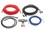 Autóhifi kábel készlet 10 mm2 erősítő bekötéshez LK 10