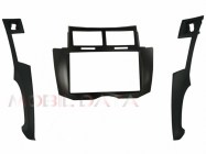 Toyota Yaris 2007-2012 dupla DIN autórádió beépítő keret fekete CT24TY30