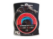 Autóhifi kábel készlet 10 mm2 erősítő bekötéshez Gladen Audio WK 10