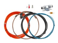 Autóhifi kábel készlet 10 mm2 erősítő bekötéshez Gladen Audio WK 10