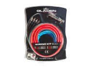 Autóhifi kábel készlet 20 mm2 erősítő bekötéshez Gladen Audio WK 20 autóhifi, kábel, kábelszett, tápkábel, RCA kábel, biztosíték, biztosíték tartó, kábel saru, bekötő készlet, 